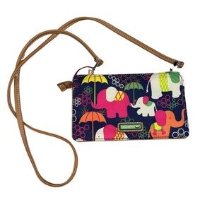 Lily Bloom Convertible Wallet Crossbody Elephant